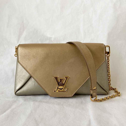 Louis Vuitton Gold Leather Love Note Bag