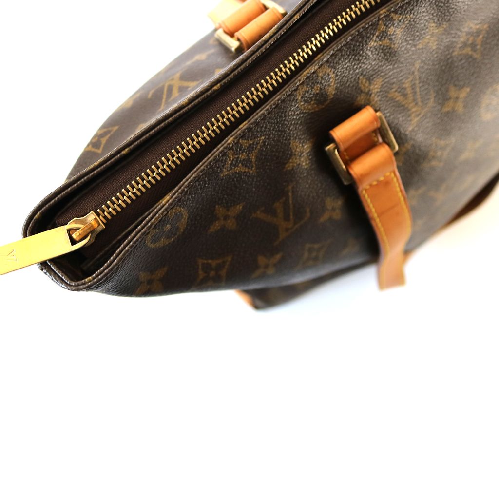 Louis Vuitton Monogram Cabas Mezzo Shoulder Bag