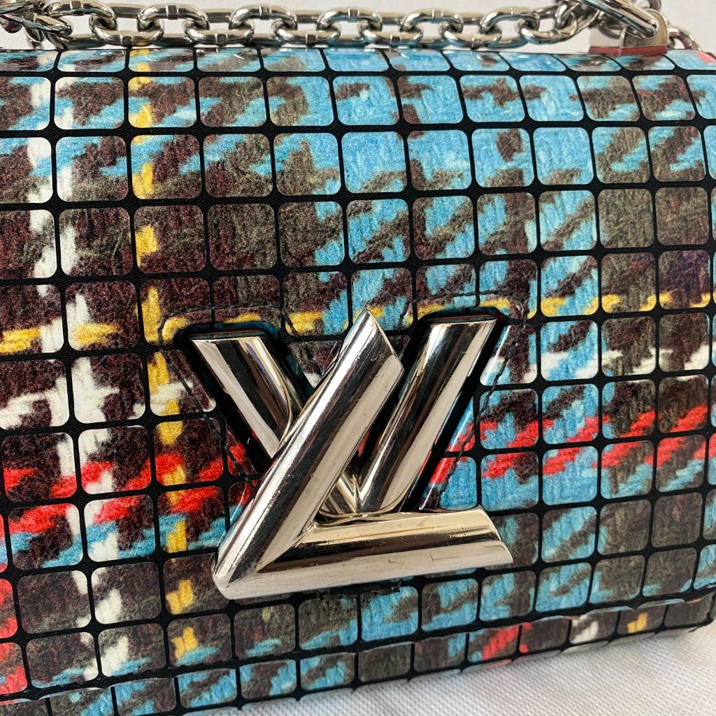 Louis Vuitton Multicolor Patchwork Leather Twist PM Bag