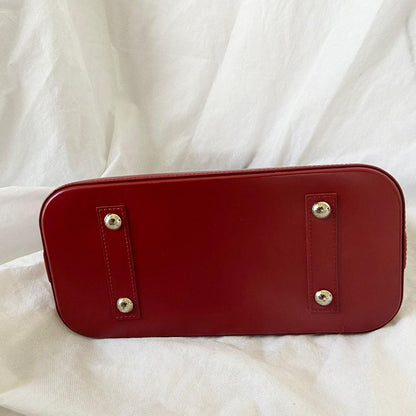 Louis Vuitton Red Epi Leather Alma Bag