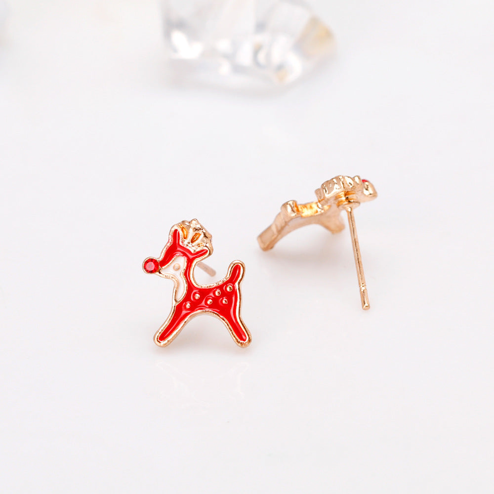 Christmas Alloy Cartoon Style Bell Earrings