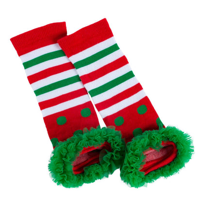 Christmas Baby Cotton Mesh Long Socks