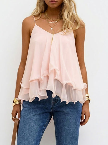 Stylish Chiffon Camisole Top