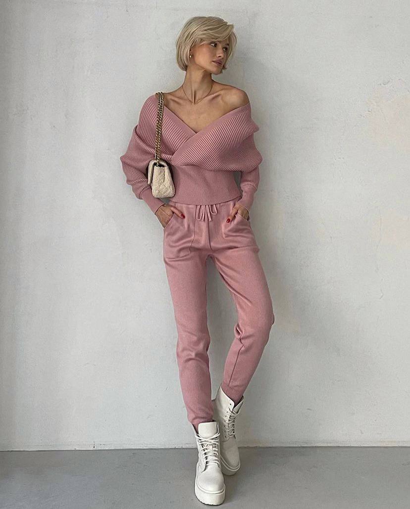 Jesika 2 Pieces  Knitweed Set