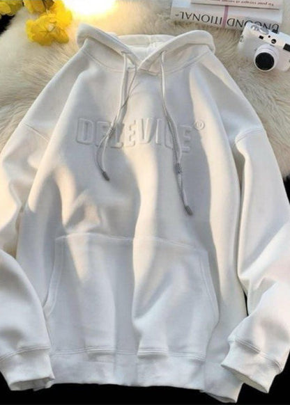 Oversized Cotton Blend Hoodie Streetwear Fit