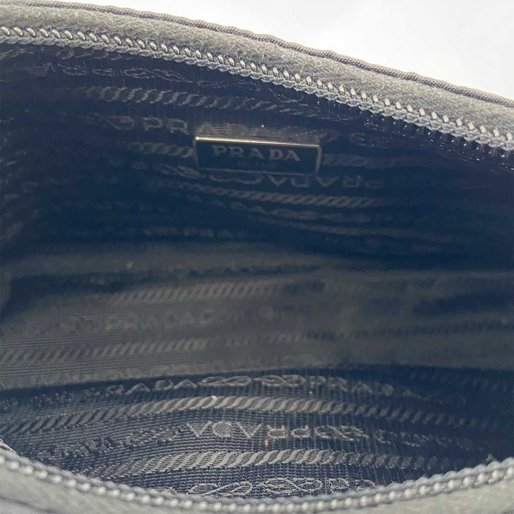 Prada Triangle Logo Re-edition 2000 Mini Bag in Nylon