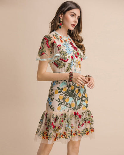 Linda Embroidered Dress Limited Edition