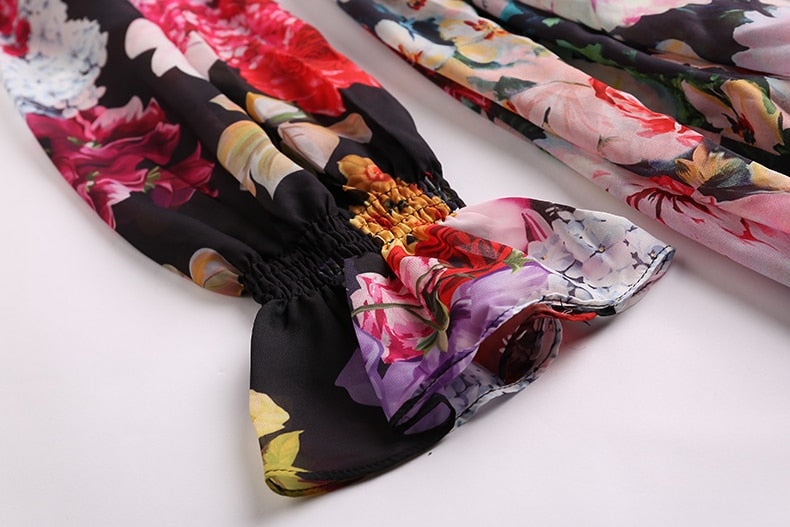 Linda Maxi Floral Dress