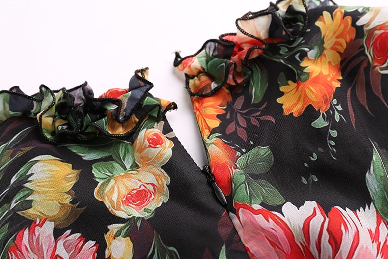 Linda Maxi Floral Dress