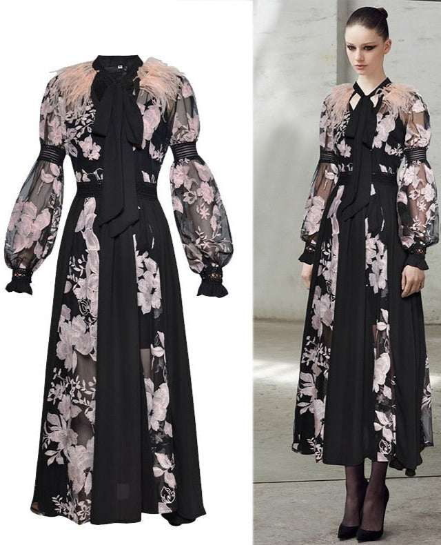 Sabine Embroidery Dress
