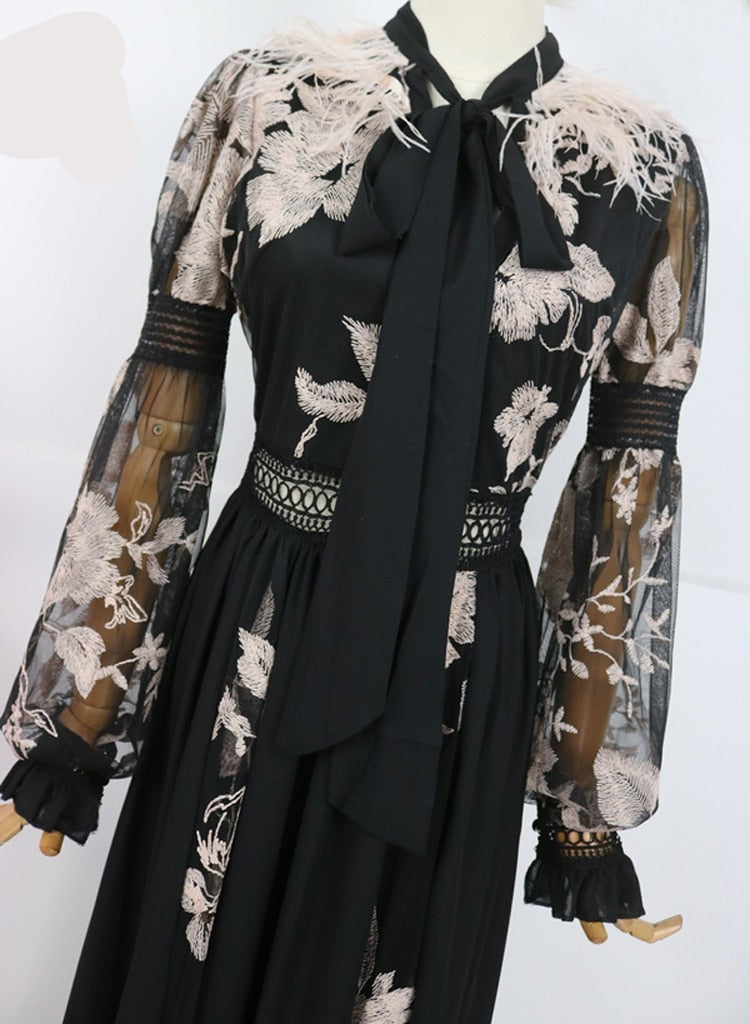 Sabine Embroidery Dress