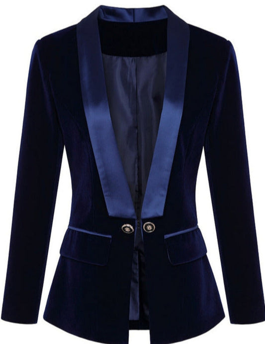 Velvet Runway Blazer /Plus Size/