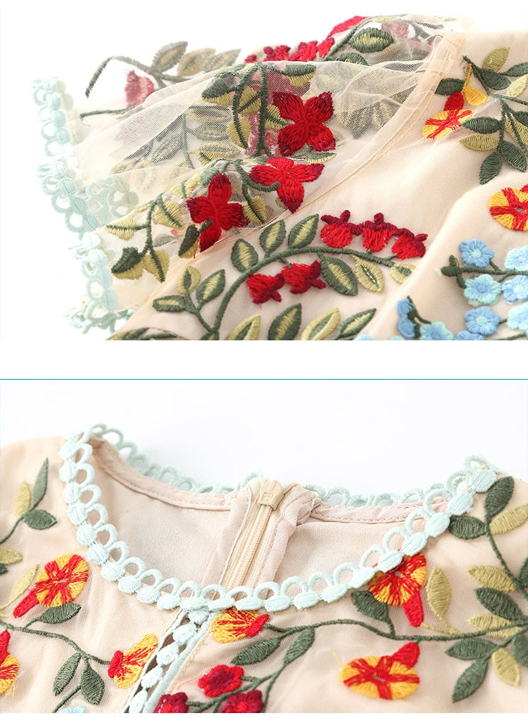 Linda Embroidered Dress Limited Edition