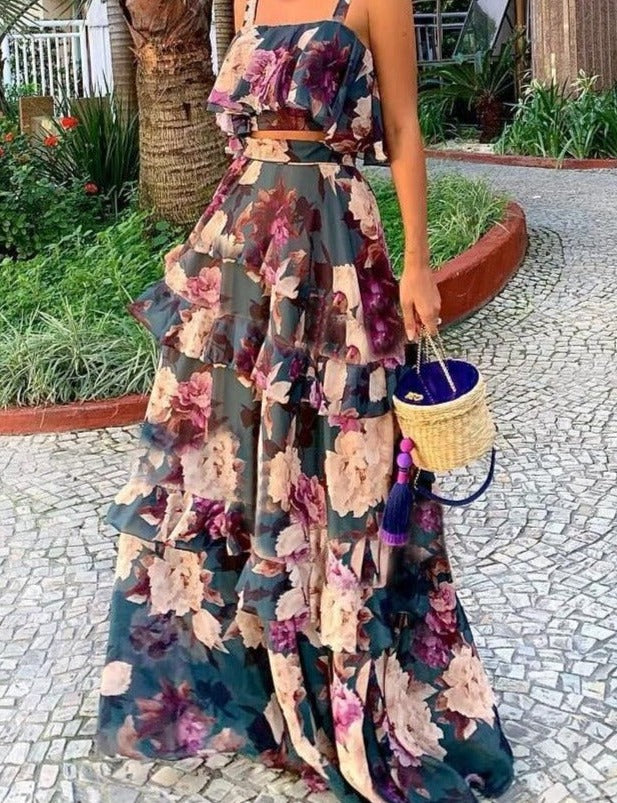 Elizabeth Top & Skirt Set