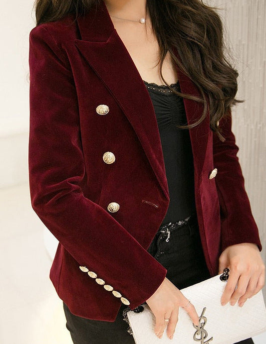 Daria Velvet Blazer