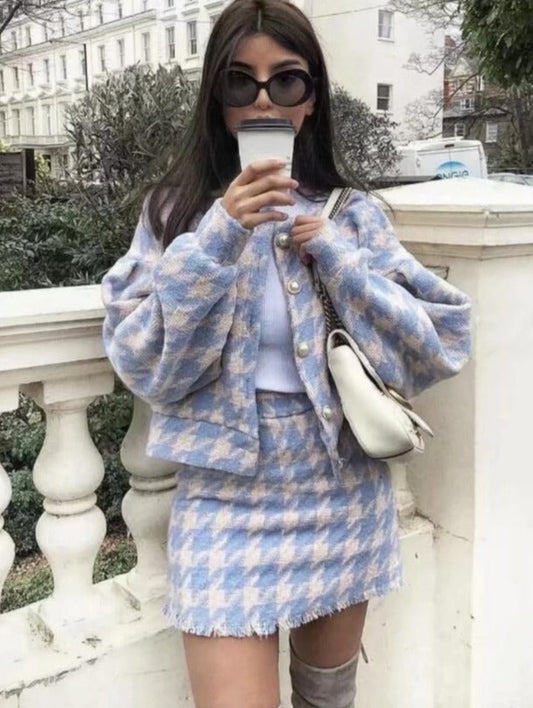 Shonna Plaid Suit