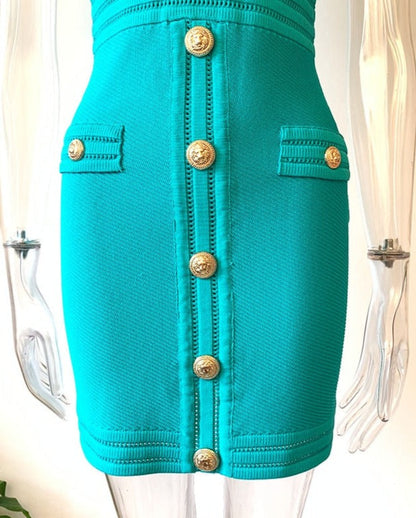 Cadence Sky Mini Dress