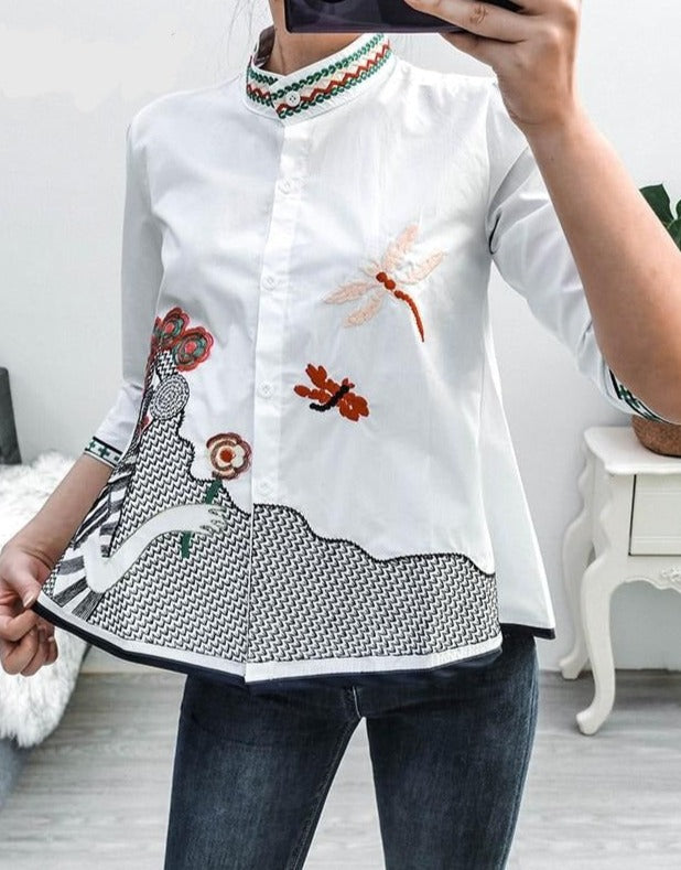Sana Embroidery Shirt