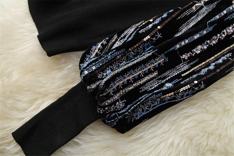 Anabella Knit Sequins Set