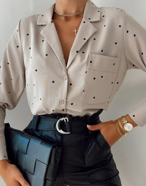 Norra Polka Dot Shirt