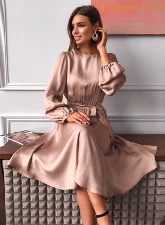 Sasha Satin Dress