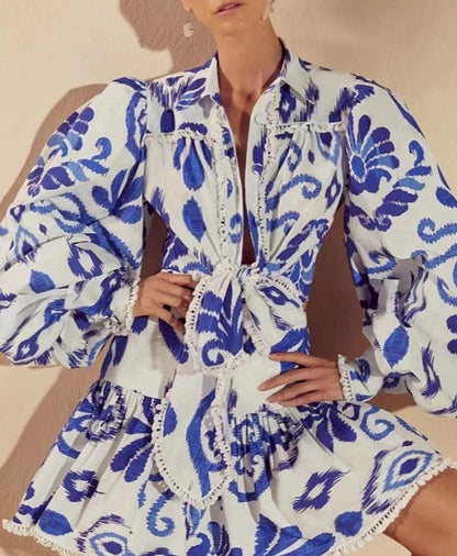 Rosamonde Top & Skirt Set
