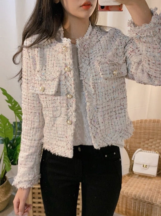 Nidia Tweed Lurex Blazer