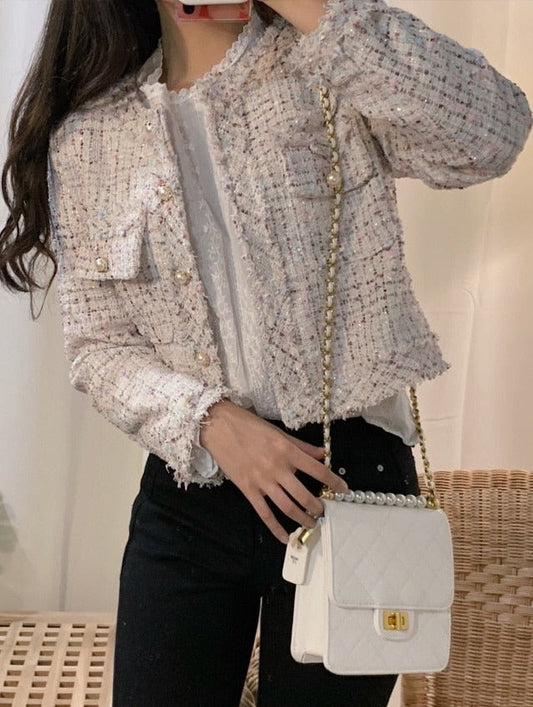 Nidia Tweed Lurex Blazer
