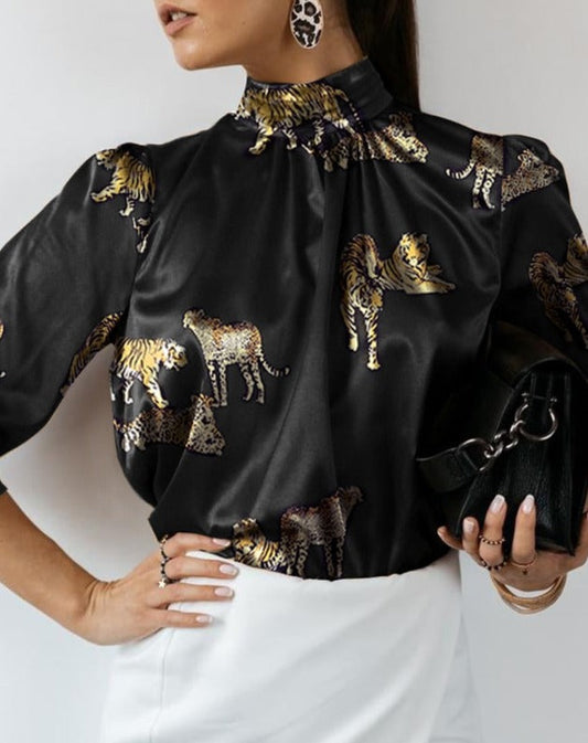Weina Satin Top