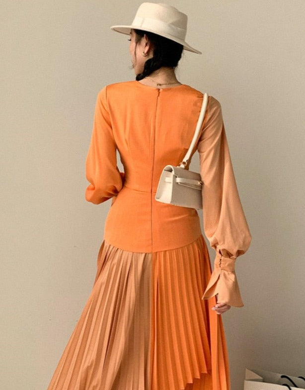 Alisia Colorblock Dress