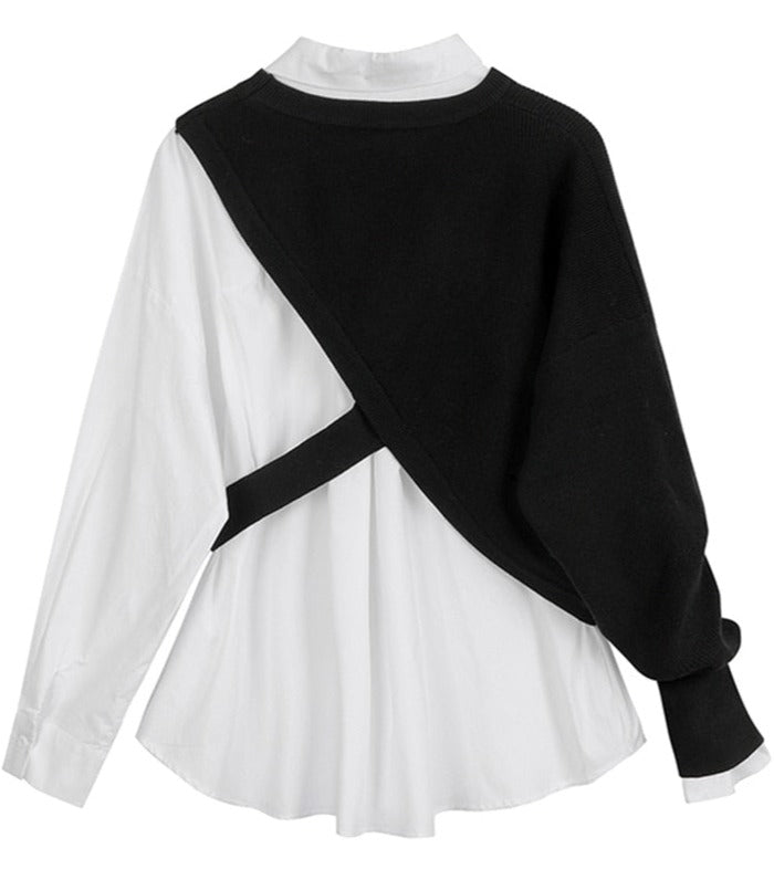 Lana Knit Split Shirt