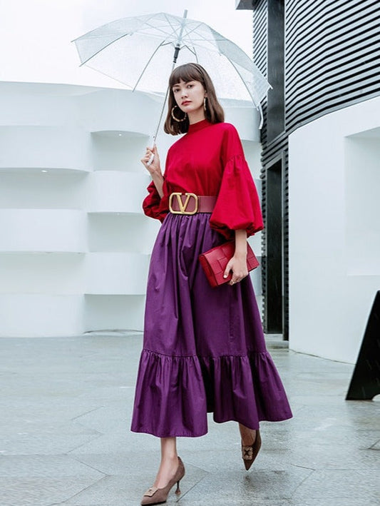 Rosabella Vintage Blouse & Skirt