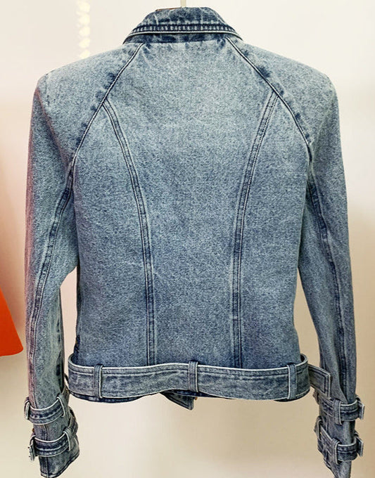Ellina Luxury Denim Blazer