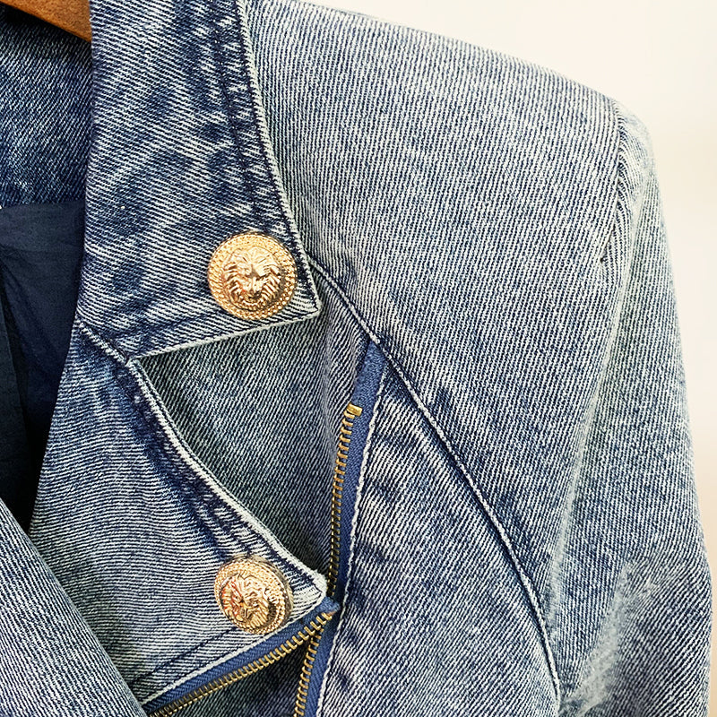 Ellina Luxury Denim Blazer