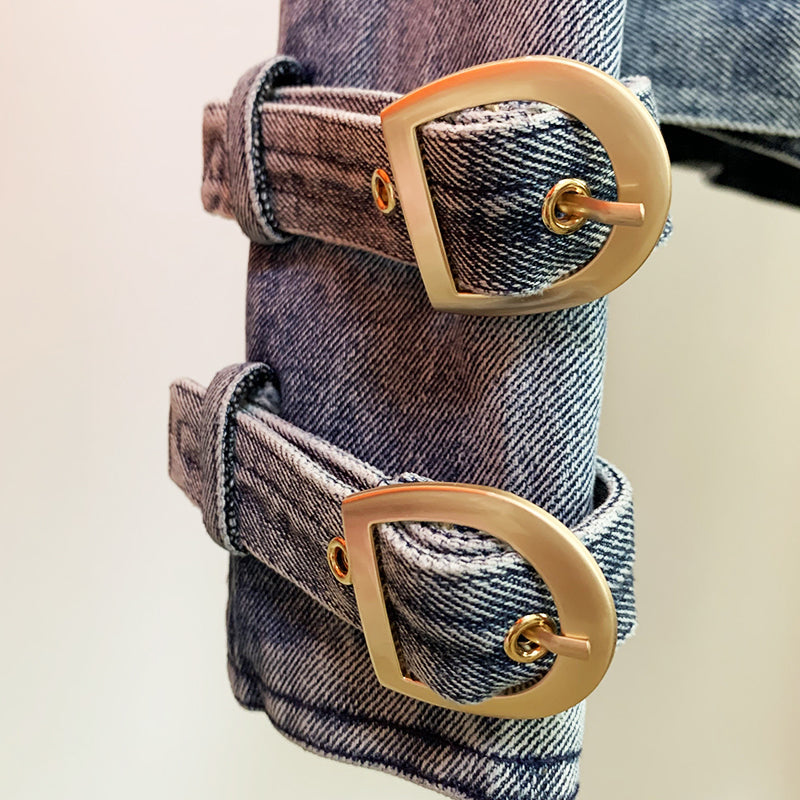 Ellina Luxury Denim Blazer