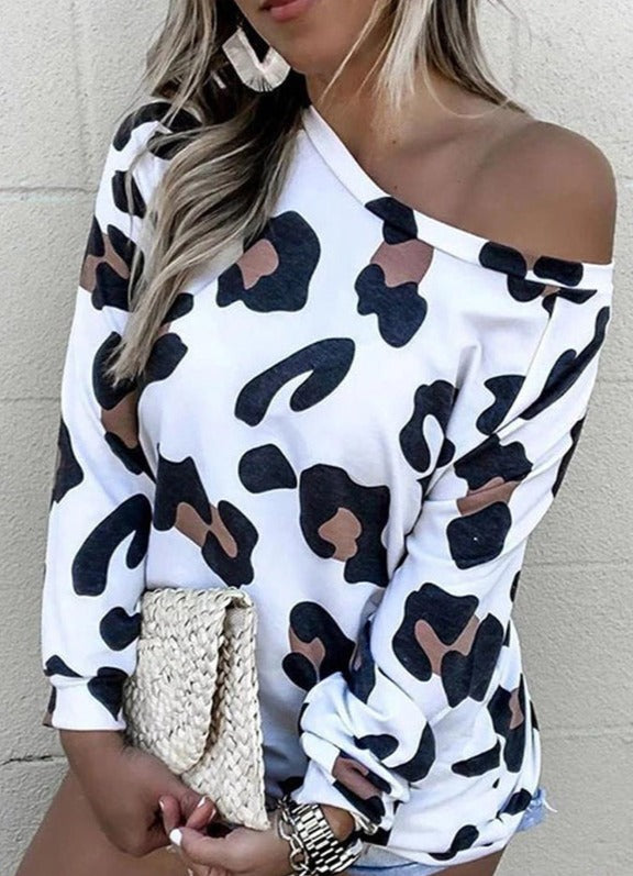 Marina Leopard Top