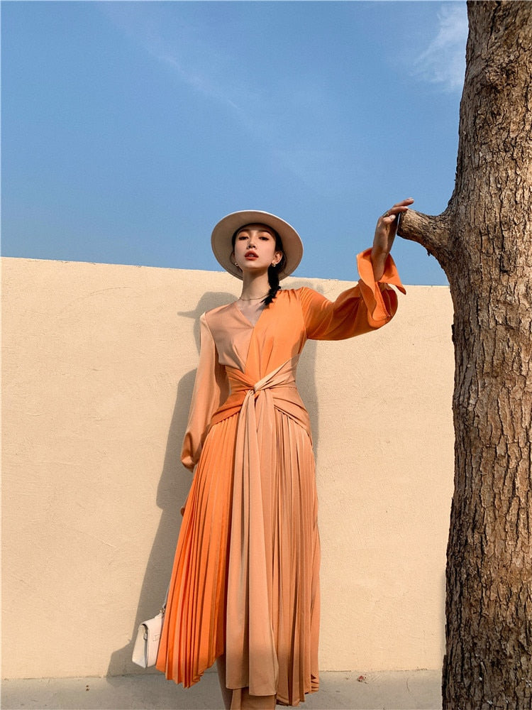 Alisia Colorblock Dress