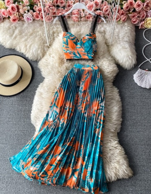 Natalia Top & Skirt Set
