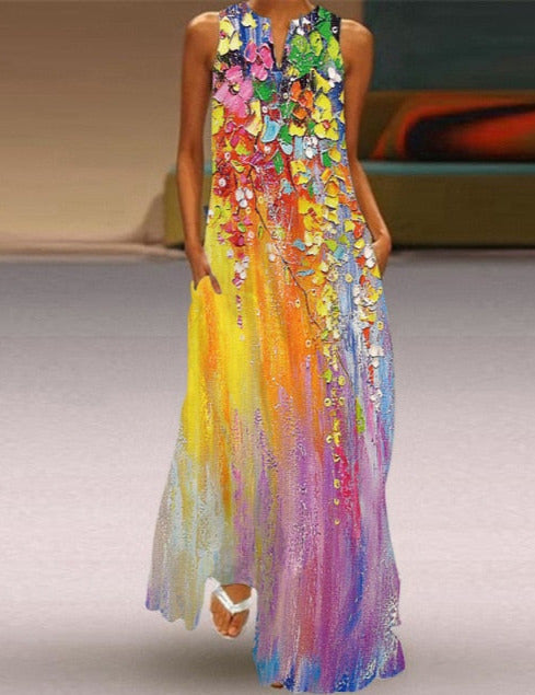 Magnolia Maxi Dress /Plus Size/