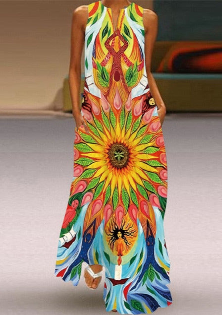 Magnolia Maxi Dress /Plus Size/