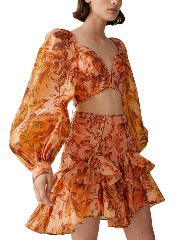 Angelica Top & Skirt Set
