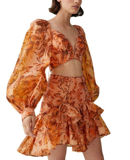 Angelica Top & Skirt Set