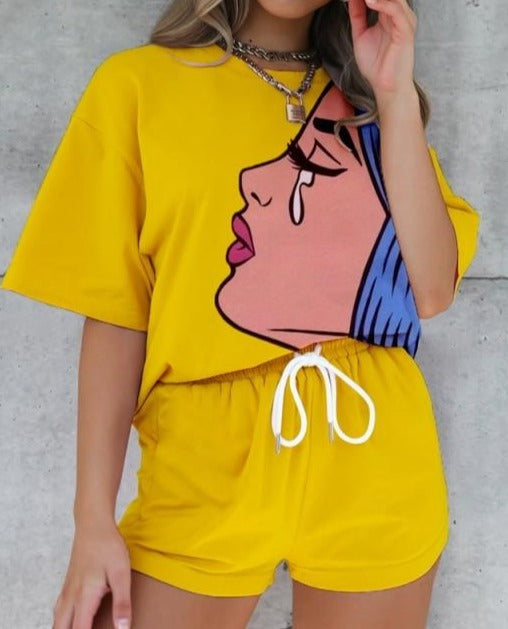Milena T-Shirt & Shorts Set