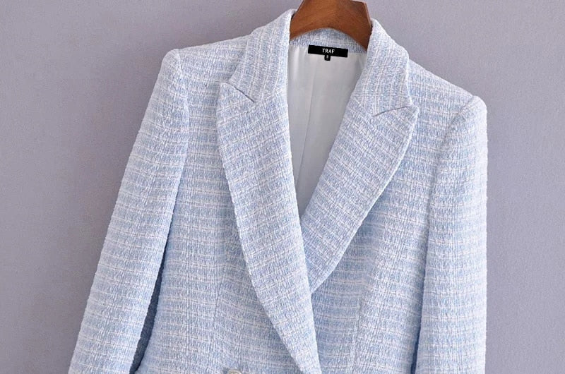 Noella Tweed Pastel Blazer