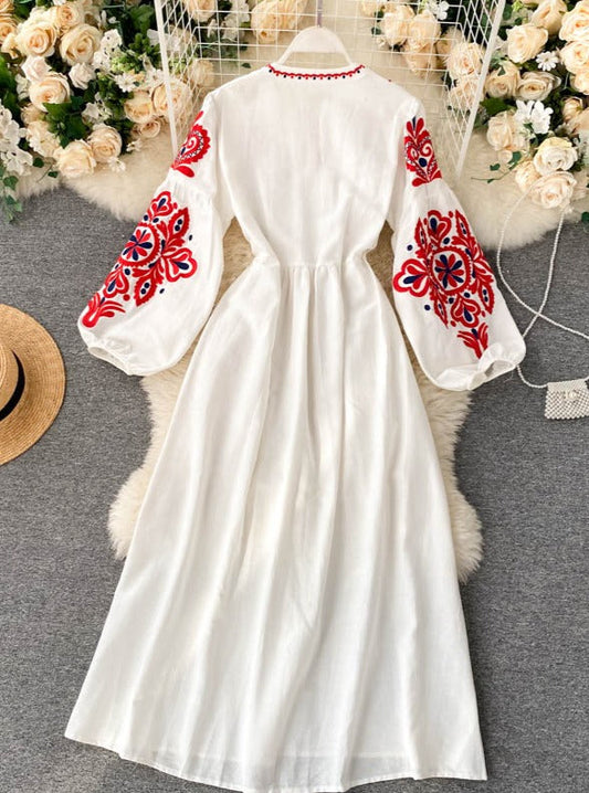 Maria Embroidered Dress