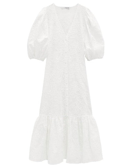 V-Neck Vesti Dress