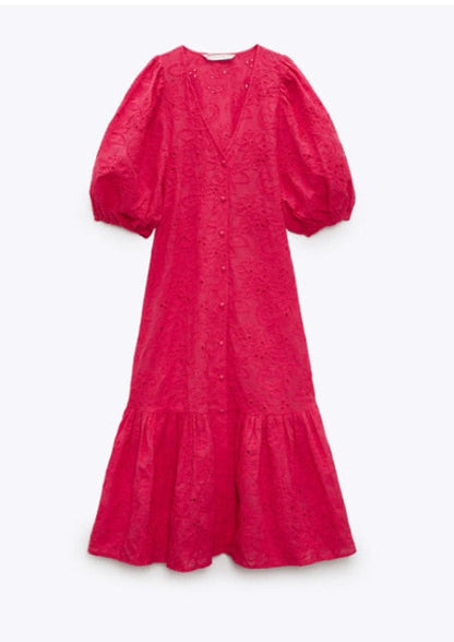 V-Neck Vesti Dress