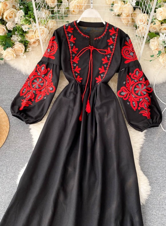Maria Embroidered Dress