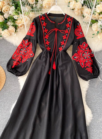 Maria Embroidered Dress