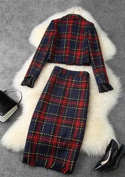 Gabriella Tweed Jacket & Skirt Set